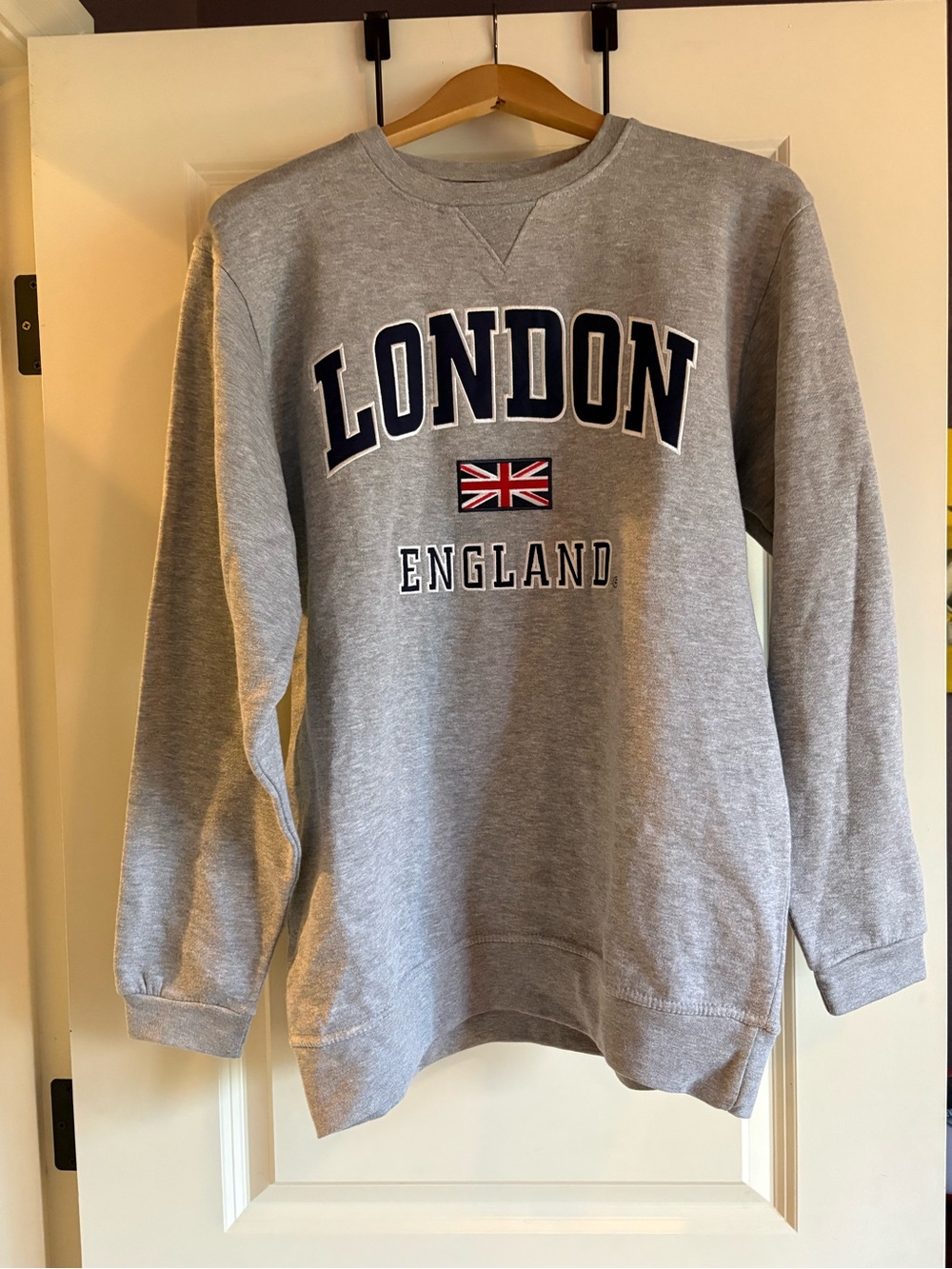 London England Grey Crewneck Sweatshirt